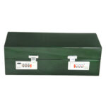 High Glossy Green Oak Grain 5 Watch Case with Combination Lock