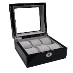 High Glossy Black with Grey 6 Watch Case
