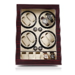 Ebony Finish 8-Watch Winder with 5-Watch Storage