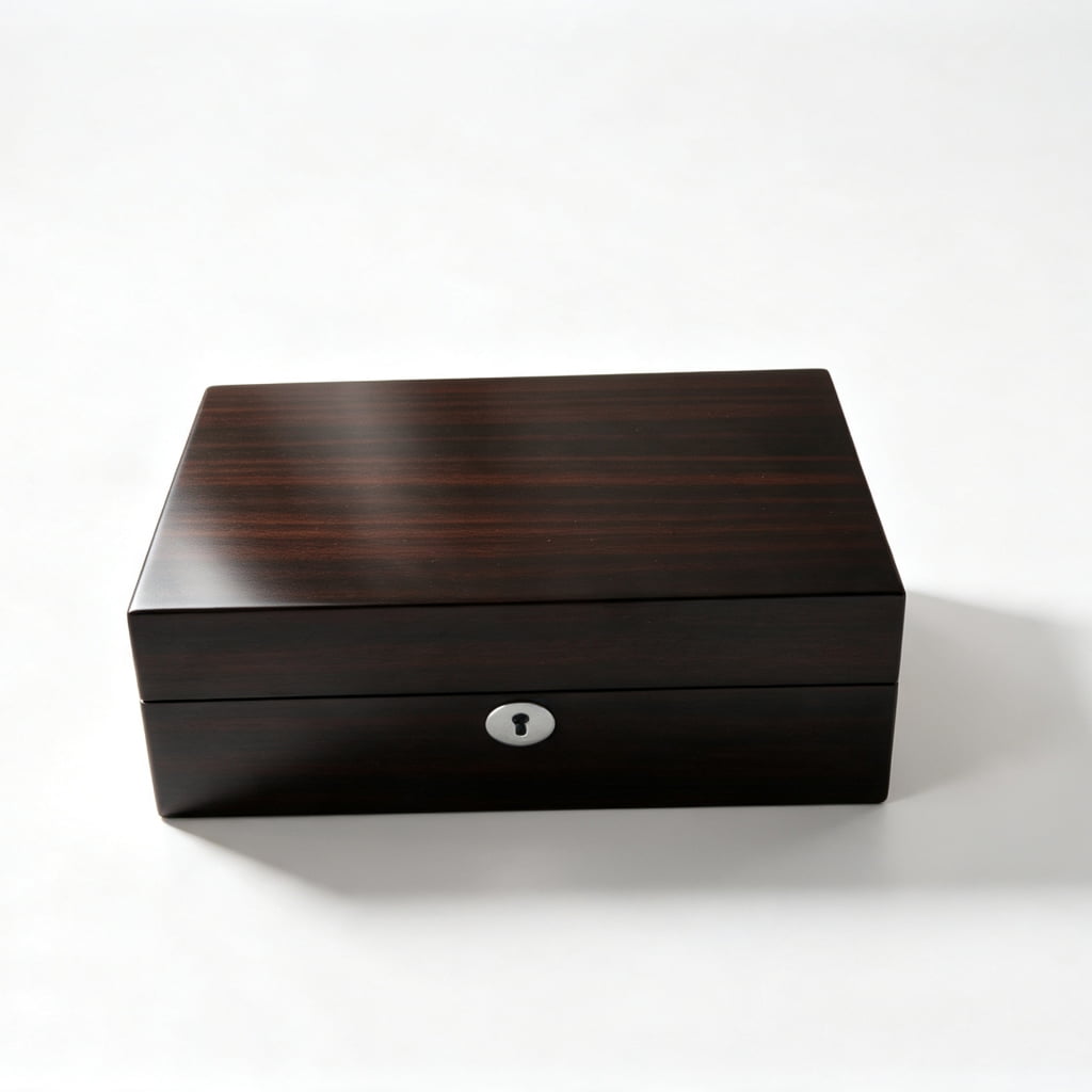 High Glossy Macassar Ebony Grain 10 Watch Case