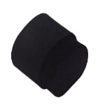 black wood veneer 6 slot watch case with tempered glass window