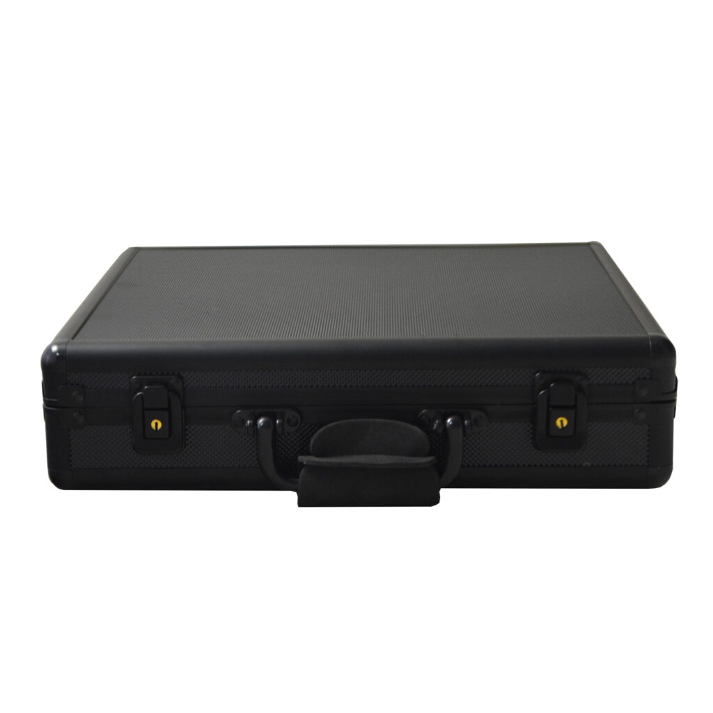 Aluminum Alloy Frame 18 Watch Suitcase with Velvet Interior