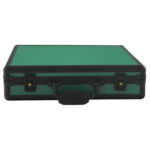 Green Aluminum Alloy Frame 18 Watch Suitcase