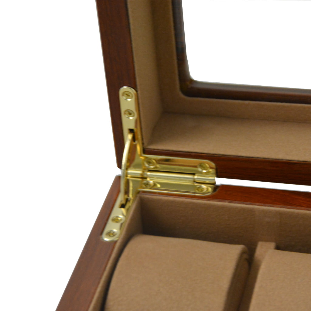 High Glossy Teak with Camel 6 Watch Case