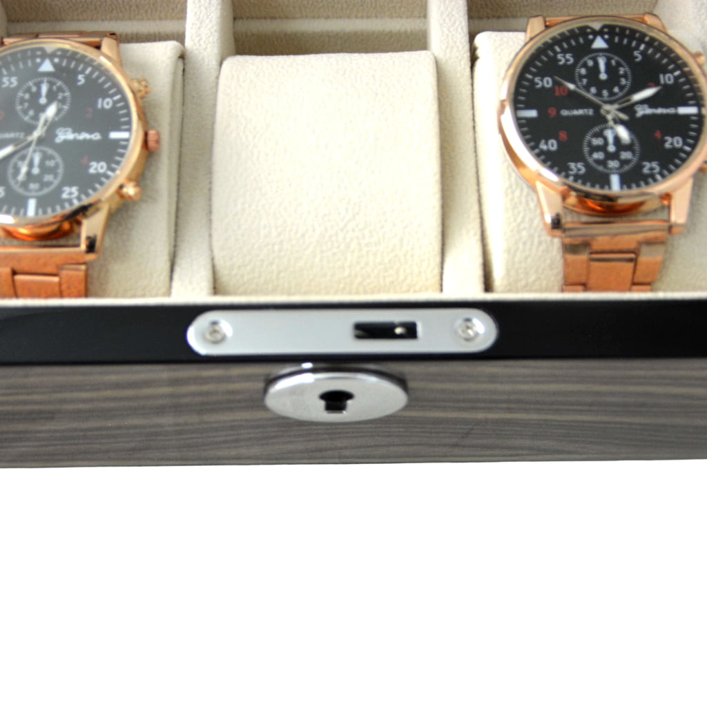 High Glossy Oak Grain Spliced Carbon Fiber 5 Watch Case
