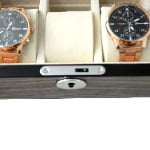 High Glossy Oak Grain Spliced Carbon Fiber 5 Watch Case