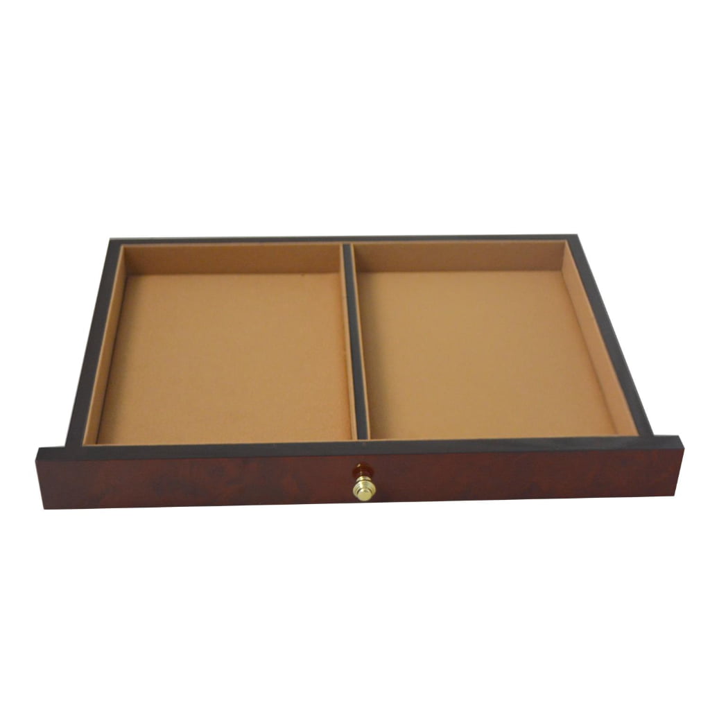 High Glossy Camphor Grain Jewelry Organizer Box with Drawers