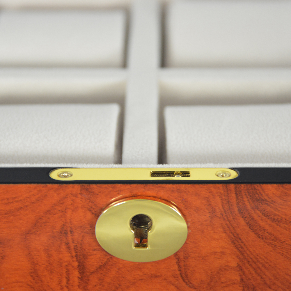 High Glossy Tiger-Skin-Like Surface 12 Watch Case