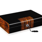 High Glossy Ebony Grain and Black 10 Watch Case