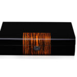High Glossy Ebony Grain and Black 10 Watch Case