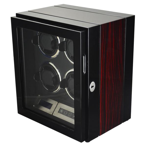 4 Watch Winder with LED Light and Japanese Mabuchi Motor