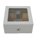 High Glossy White with Camel 6 Watch Case