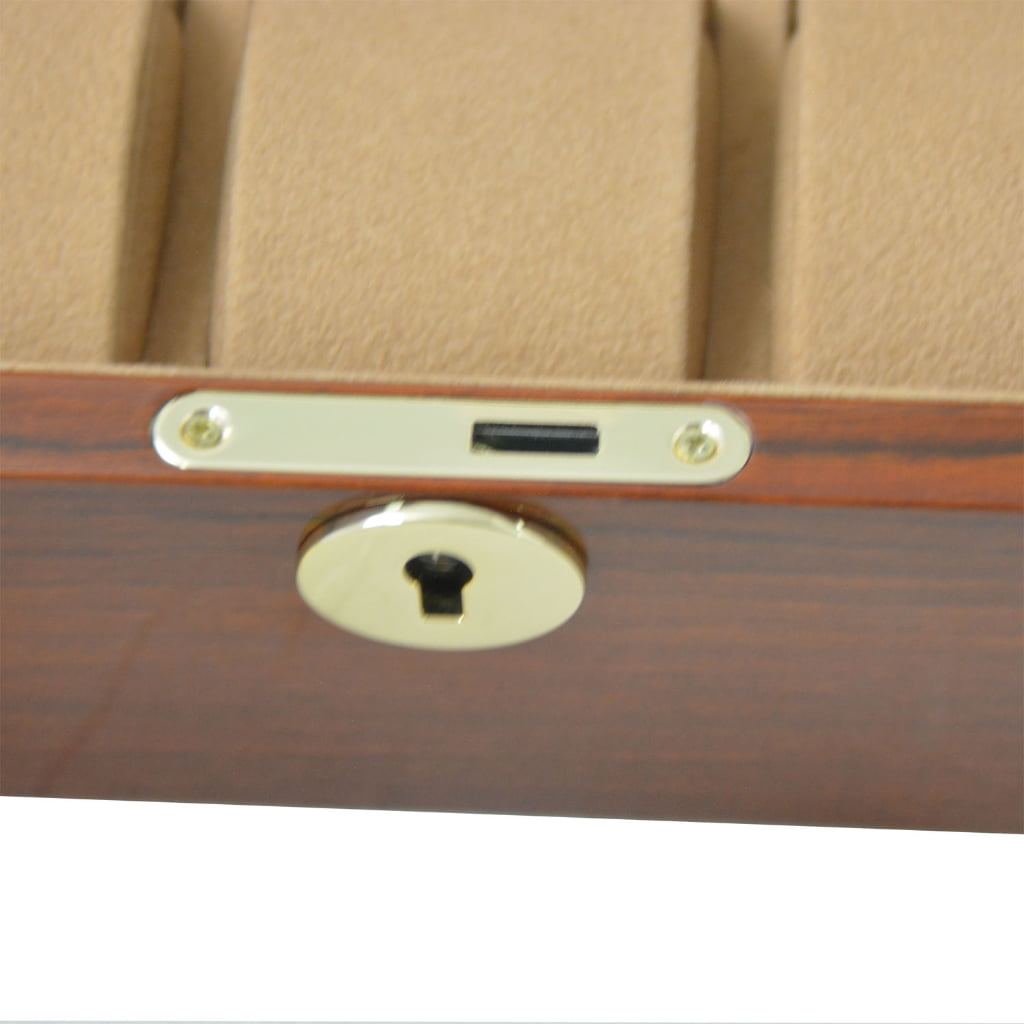 High Glossy Teak with Camel 6 Watch Case