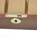 High Glossy Teak with Camel 6 Watch Case