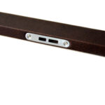 PU Leather Brown 10 Watch Case with Ivory Velvet Interior