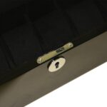 Black High Glossy Arc 6 Watch Case with Velvet Interior