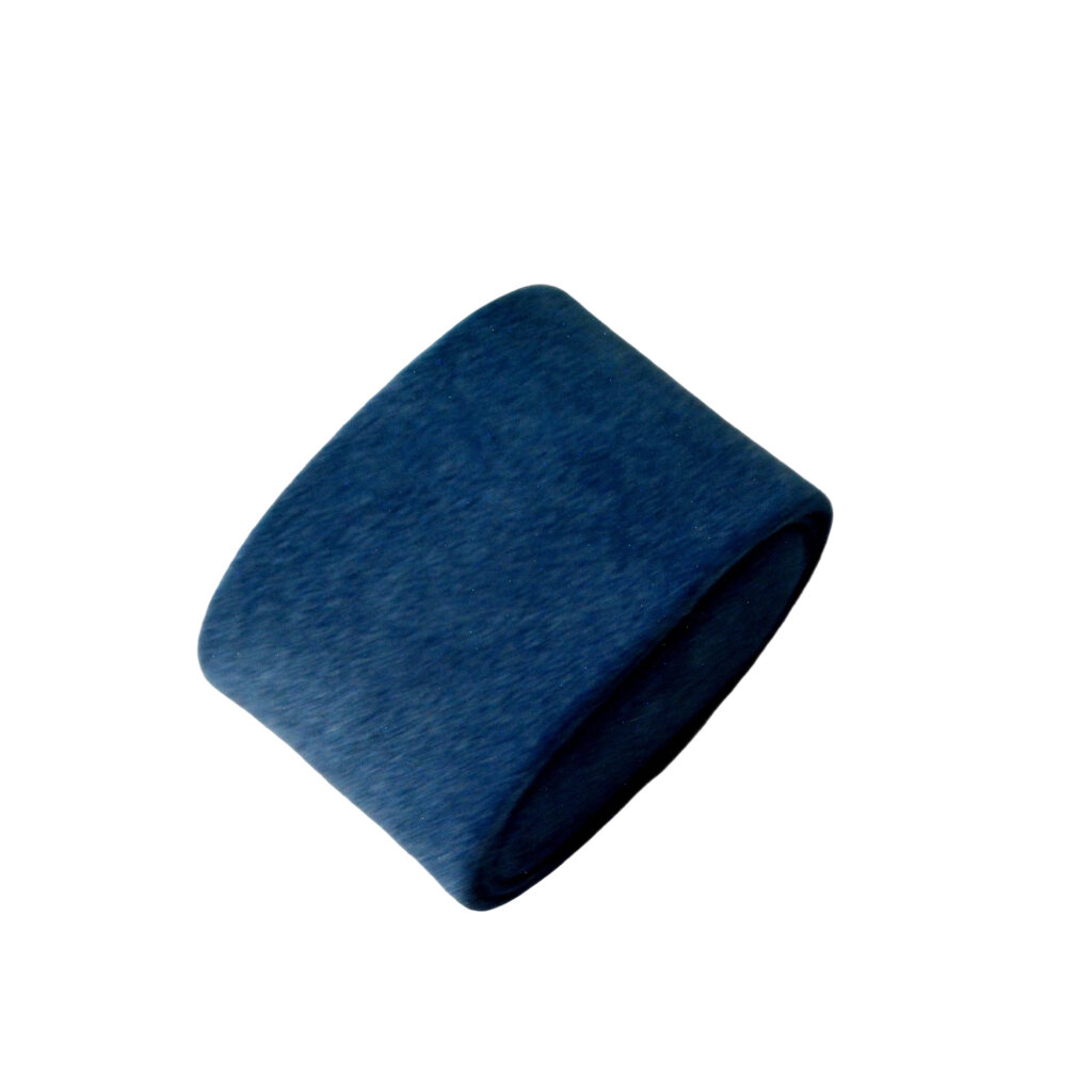 Blue watch cushion detail inside luxury watch storage box