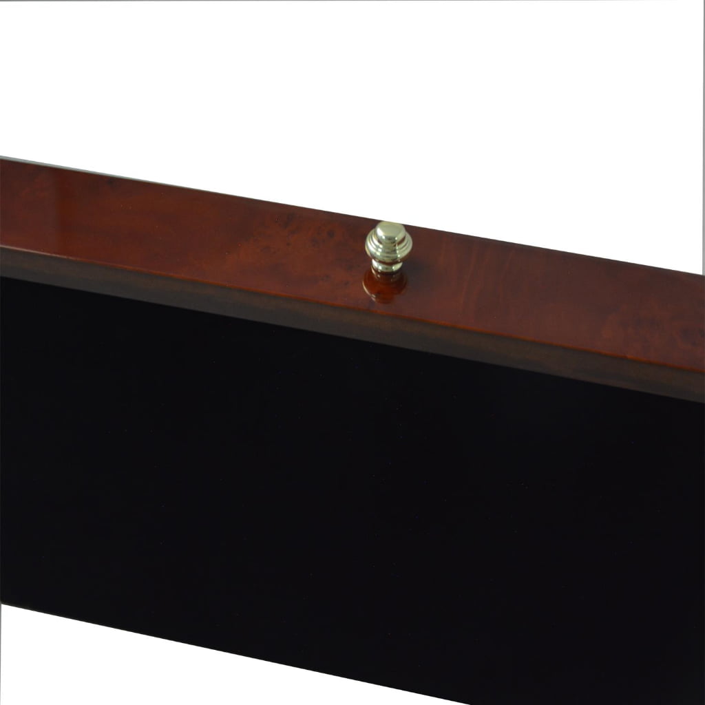 High Glossy Camphor Grain Jewelry Organizer Box with Drawers