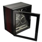4 Watch Winder with LED Light and Japanese Mabuchi Motor