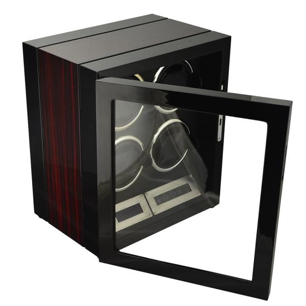 4 Watch Winder with LED Light and Japanese Mabuchi Motor