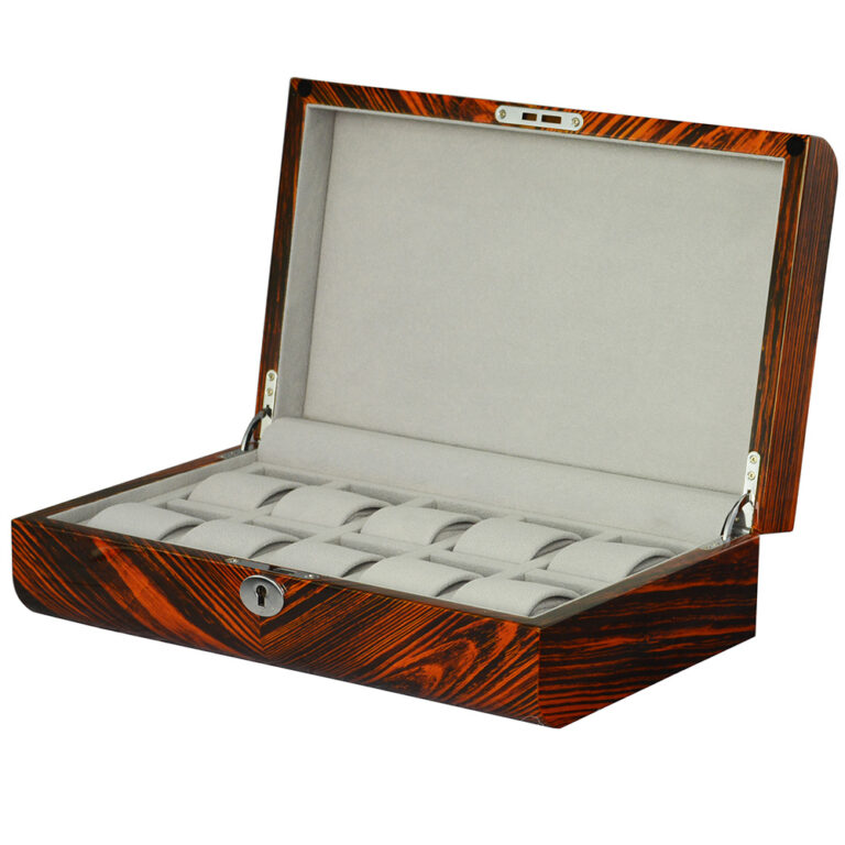 High Glossy Ebony 10 Watch Case