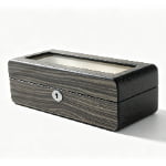 High Glossy Oak Grain Spliced Carbon Fiber 5 Watch Case