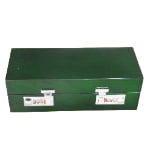 High Glossy Green Oak Grain 5 Watch Case with Combination Lock