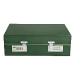 High Glossy Green Oak Grain 10 Watch Case with Combination Lock