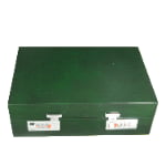 High Glossy Green Oak Grain 10 Watch Case with Combination Lock