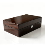 High Glossy Macassar Ebony Grain 10 Watch Case