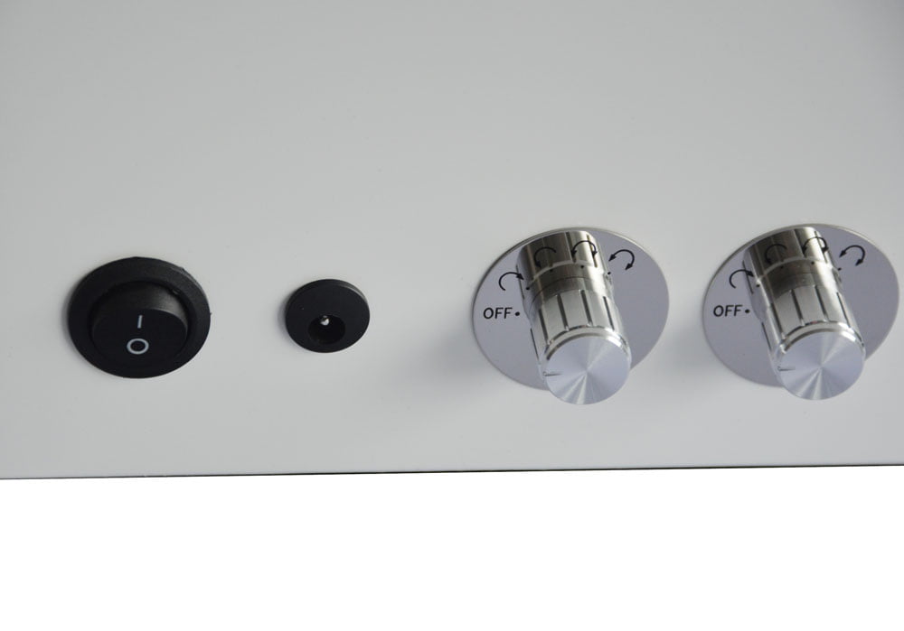 High-Gloss White 4-Watch Winder with Acrylic Display