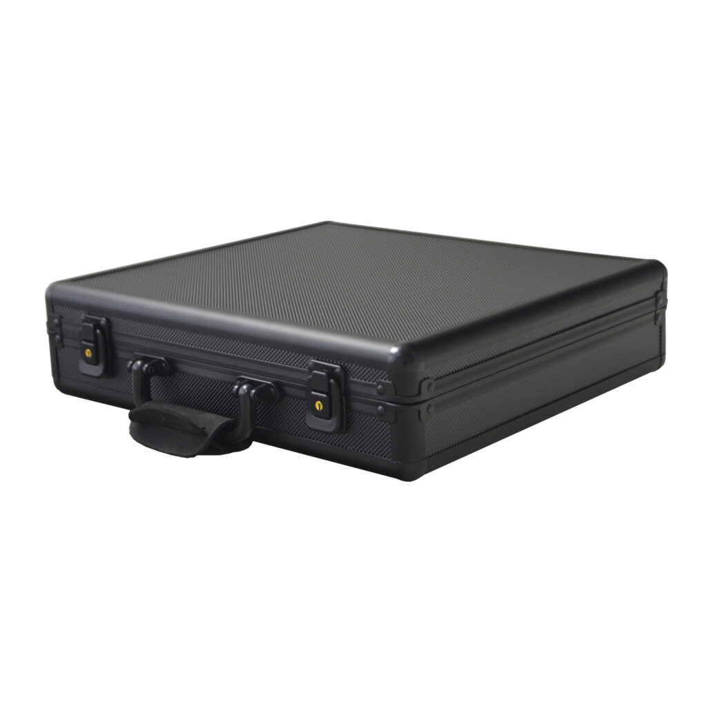 Aluminum Alloy Frame 18 Watch Suitcase with Velvet Interior