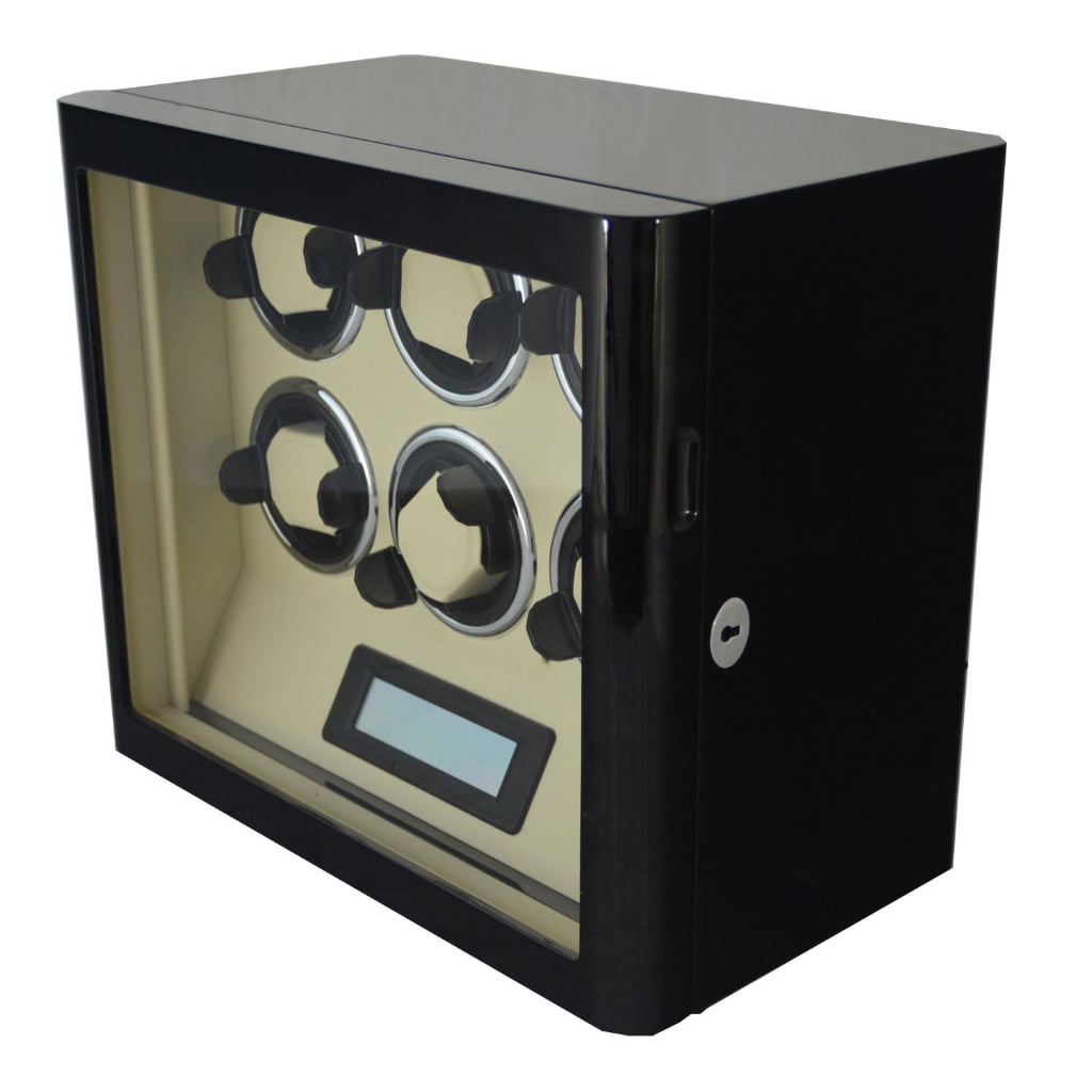 6 Watch Winder with Touchscreen, Remote Control & LED Display