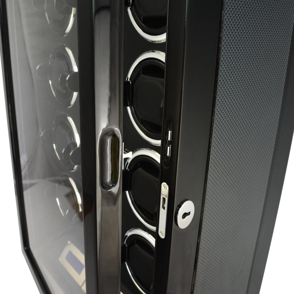Carbon Fiber 12 Watch Winder with Adjustable TPD