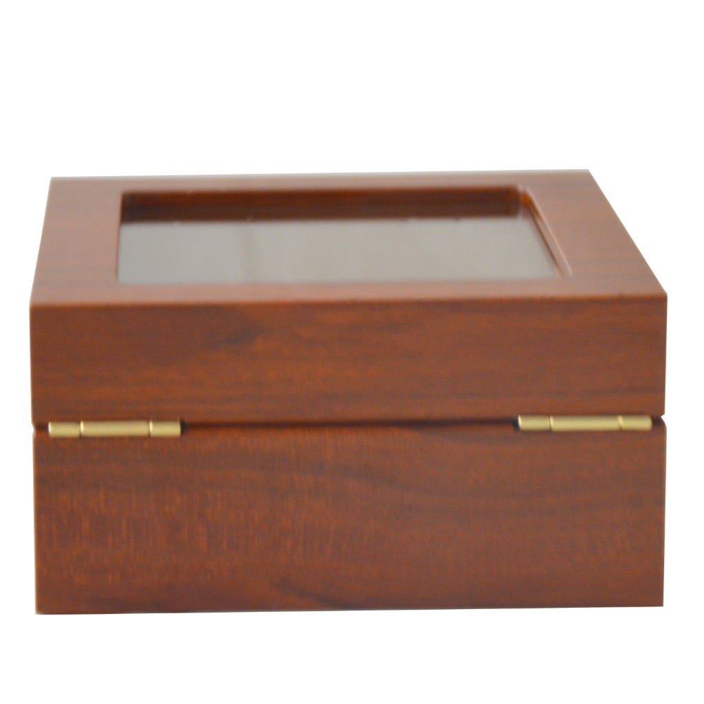 High Glossy Teak with Camel 6 Watch Case