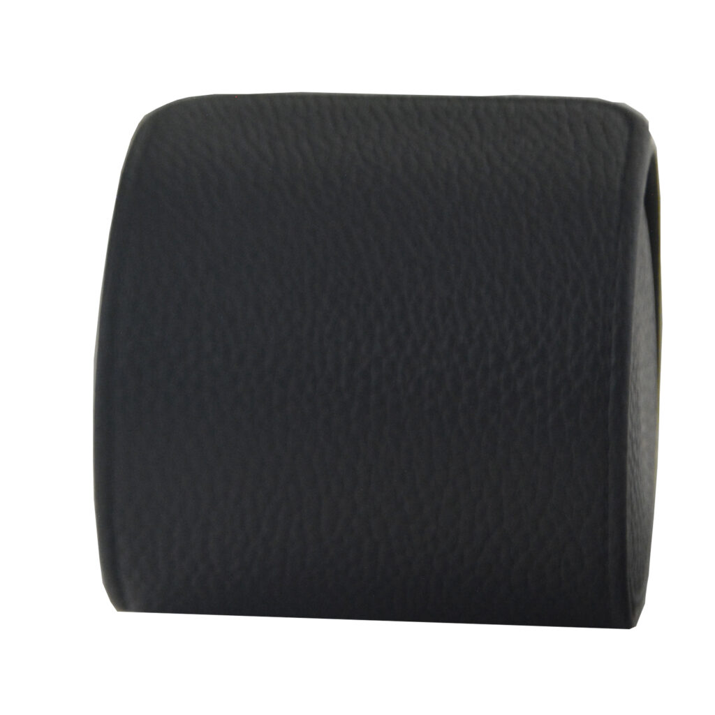 Pebbled Grain PU Leather 1 Watch Roll for Luxury Travel Storage