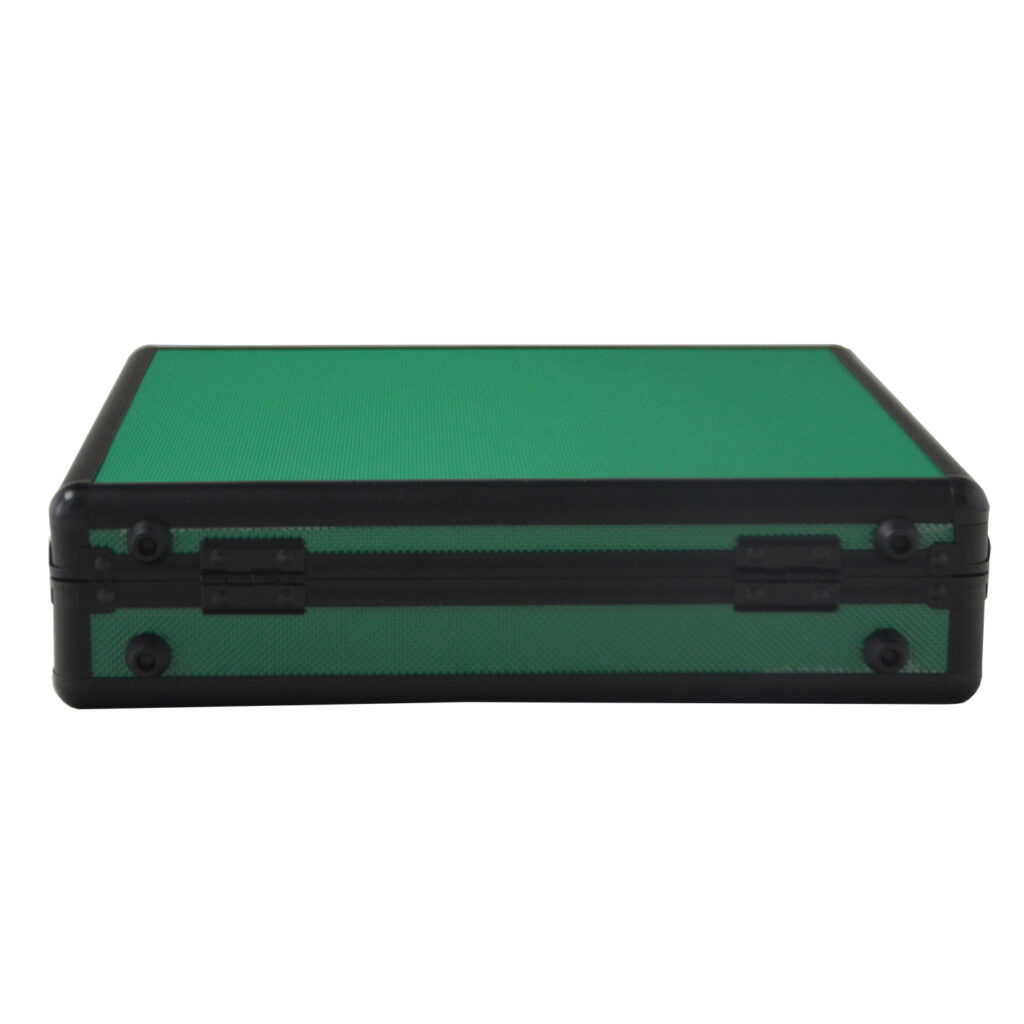 Green Aluminum Alloy Frame 18 Watch Suitcase