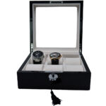 High Glossy Black with Beige 6 Watch Case