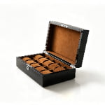 High Glossy Macassar Ebony Grain 10 Watch Case