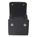 Pebbled Grain PU Leather 1 Watch Roll for Luxury Travel Storage