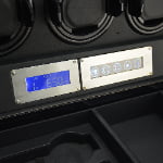 watch winder with pull-out drawer and organized storage compartments