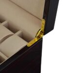40 slot watch case with velvet compartments and organized storage layout