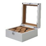 High Glossy White with Camel 6 Watch Case