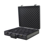 Aluminum Alloy Frame 18 Watch Suitcase with Velvet Interior