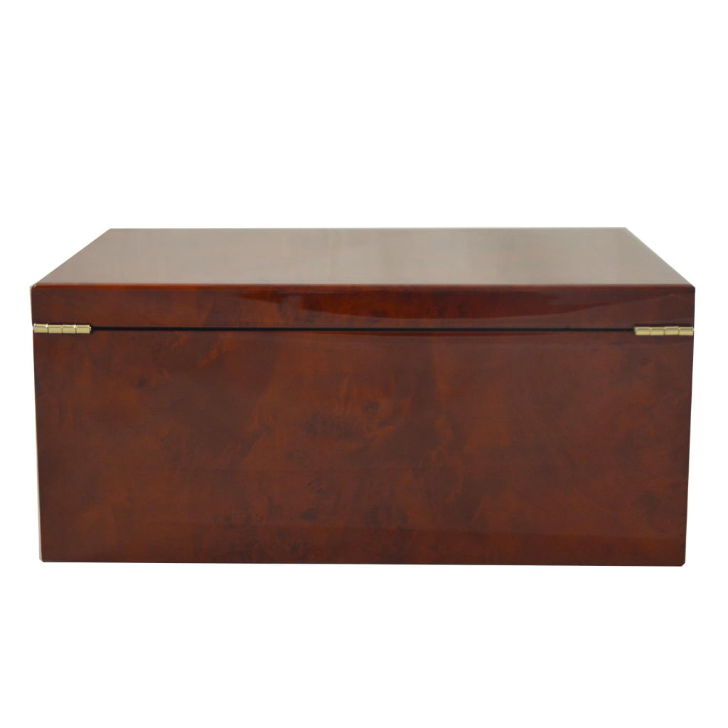 High Glossy Camphor Grain Jewelry Organizer Box with Drawers