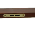 High Glossy Teak with Camel 6 Watch Case
