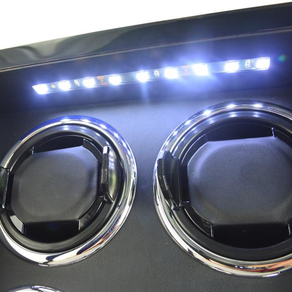 4 Watch Winder with LED Light and Japanese Mabuchi Motor