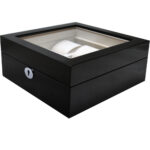 High Glossy Black with Beige 6 Watch Case