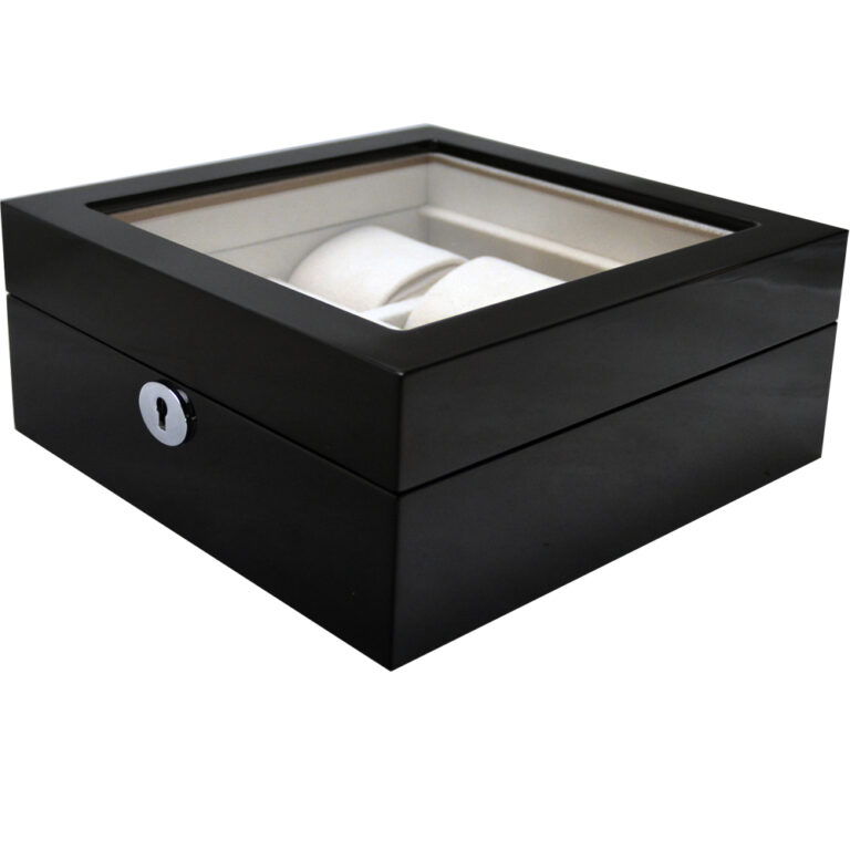 High Glossy Black with Beige 6 Watch Case
