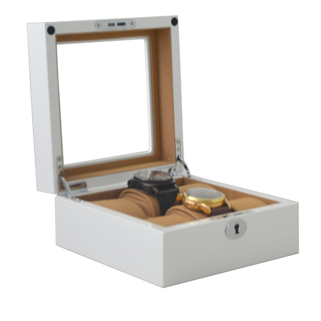 High Glossy White with Camel 6 Watch Case